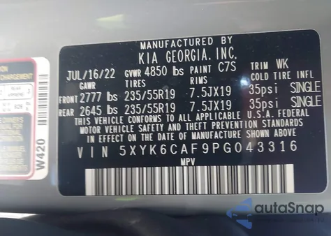 2023 Kia Sportage X-Line from USA, damaged, VIN 5XYK6CAF9PG043316